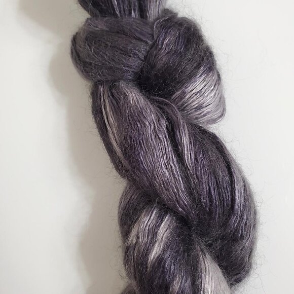 Artyarns Rhapsody Light Yarn H-18 74g 366m Silk Kid Mohair Cityscape Gray - Picture 2 of 9